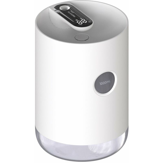 Baby Air Humidifier,1000ML usb Quiet Ultrasonic Home Humidifier with Night Light,Display Screen,Humidify Auto Shut-off and Large Capacity,for