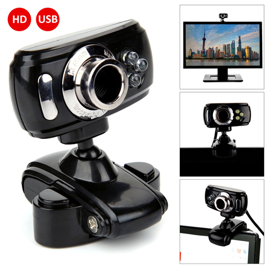 USB HD Web Cam Camera Webcam With Microphone For Computer Laptop