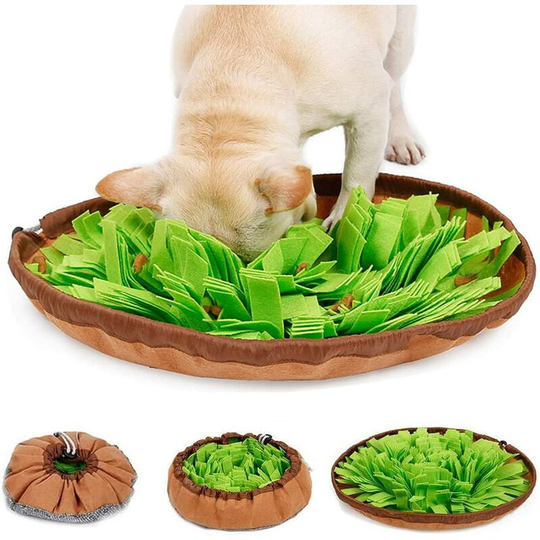 Perle Rare - Dog Snuffle Mat, Toy Dog Snuffle Mat Dog Snuffle My Toy Dog Mat Dog Bowl Foldable Machine Washable Multifunction Educational Dog Toys