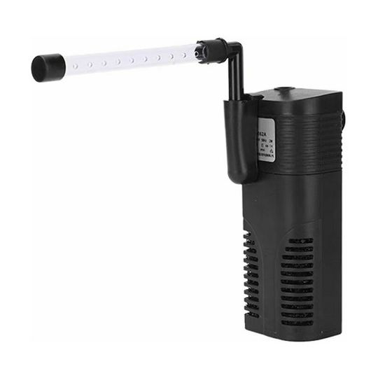 BR-Vie Aquarium Internal Filter with 2W 300L/H Flow Water Pump, Internal Filter for Freshwater Aquariums up to 40L