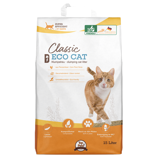 Classic Eco Cat Clumping Litter - Economy Pack: 2 x 15l