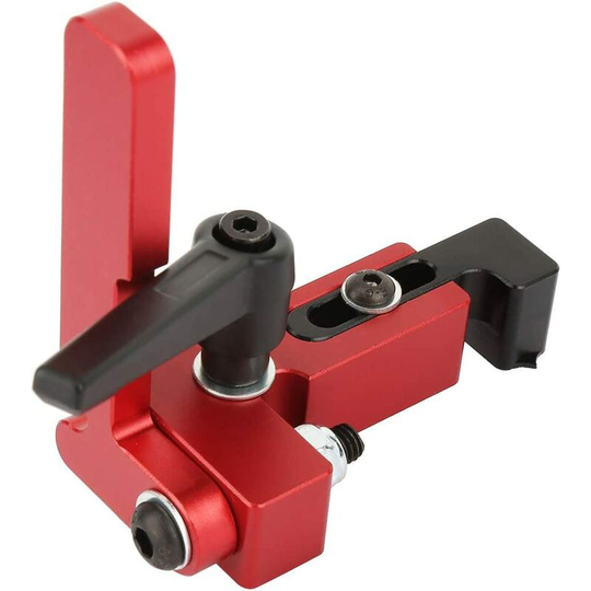 Type-75 Woodworking Tool Miter Track Stop t-Nut Accurate Length Limit Device Red Miter Limit Woodworking Tool