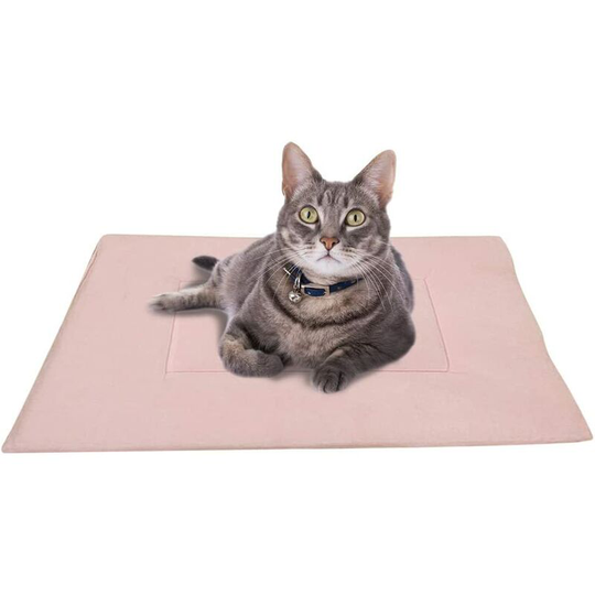 Bearsu - Comfortable Dog Mat Cat Cushion Cat Mattress Washable Pet Mattress MZ126 (50 * 63cm, Pink)
