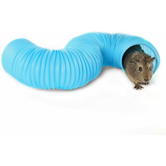 Small Pet Fun Tunnel, 39 x 4 inches - Fit Adult Ferrets and Rats