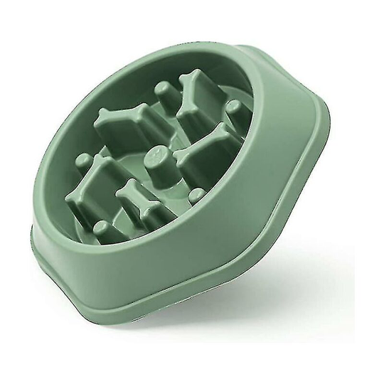 Dog Bowl Slow Feeding Dog Bowls Anti-Bloating Bowl Interactive Puzzle Bowl for Healthy Eating (Blue)