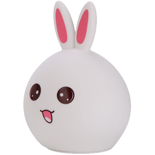 Fvbjd - Warm light eye protection usb charging cute rabbit silicone led night light - Pink + Remote Control Charging