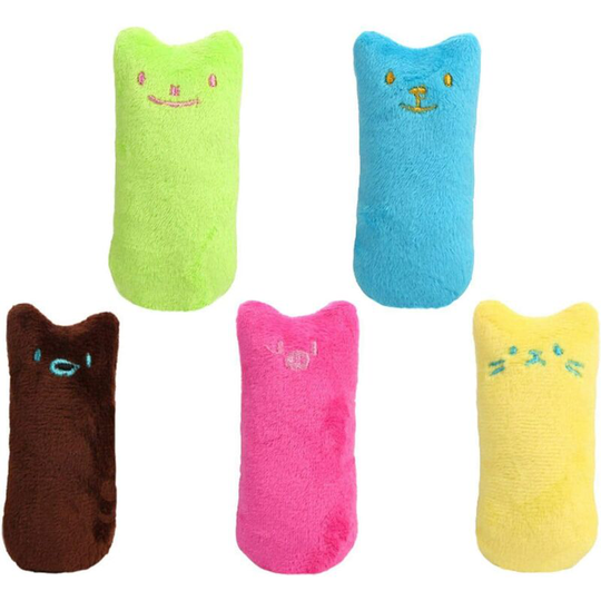 5 Pack Plush Cat Pillow Cushions with Catnip Cushions for Cats