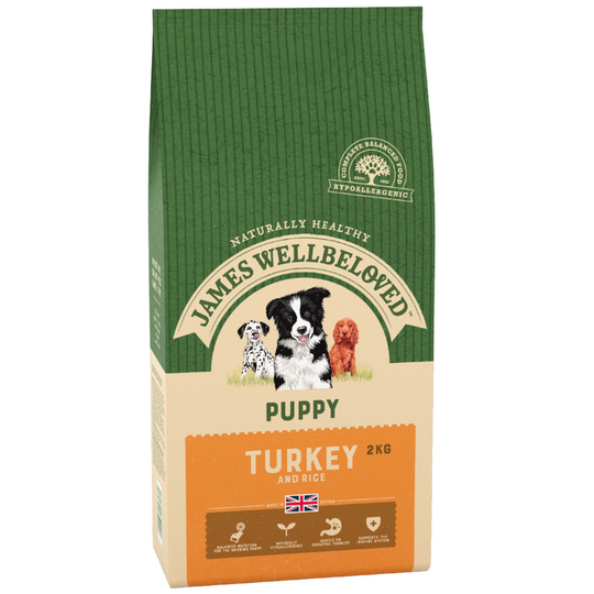 James Wellbeloved Puppy - Turkey & Rice - 2kg