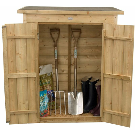 Shiplap Pent Garden Store - Pressure Treated (1.1m x 0.6m)