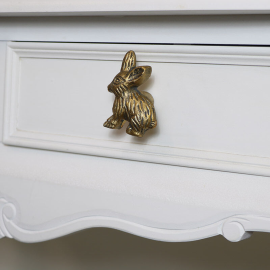 Gold Rabbit Drawer Knob - Gold