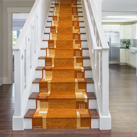 Alpena Twist Pile Terracotta Stair Runner