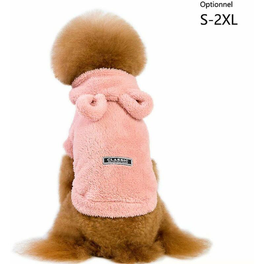 Thsinde Pet Autumn And Winter Warm Hooded Padded Dog Clothes (xl Size)