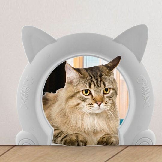 Joorrt - Cat Flap, Upkey Cat Flap, 2 Way Large Dog Cat Flap, abs Plastic Cat Flap, Cat Flap for Hollow Core pvc Interior Door or Solid Interior Door