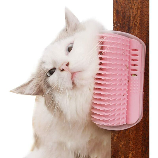 Pet Comb 2 Pieces Hello Kitty Pet Toilet Comb Corner Friction Device Pink Pet Massage Comb