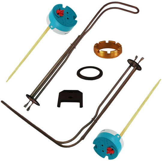 Heatrae Sadia Cylinder Spares - Heatrae Sadia Megaflo Titanium Upper & Lower Immersion Heaters 95606989 with tse