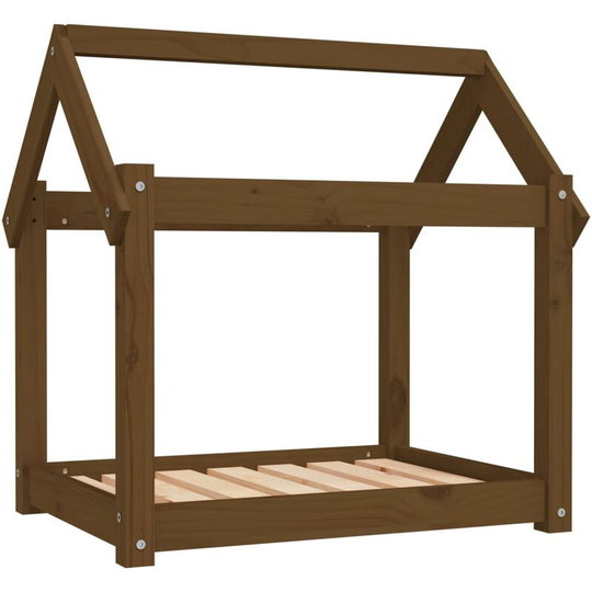 Vidaxl - Dog Bed Honey Brown 71x55x70 cm Solid Wood Pine Brown