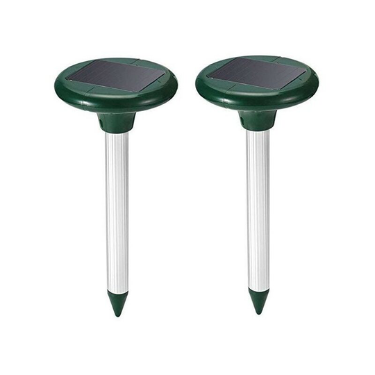 Outdoor Ultrasonic Insect Repellent , Solar Mouse Repellent , 2pcs