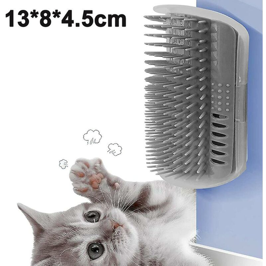 1pack Cat Grooming Brush, Cat Face Scratcher, Wall Corner Groomers Thsinde
