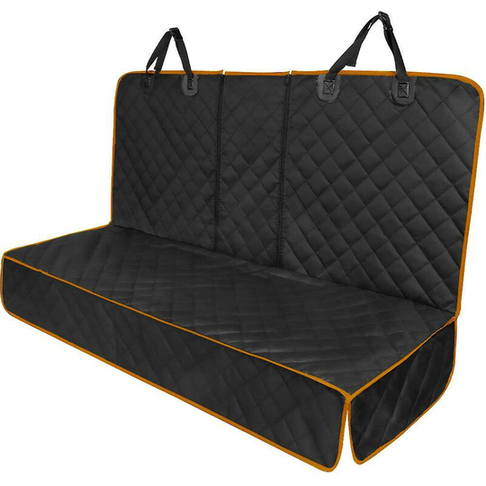 Pet Car Seat Cover Dog Back Seat Cover Car Seat Protector Waterproof Scratch Mud Guard Orange border