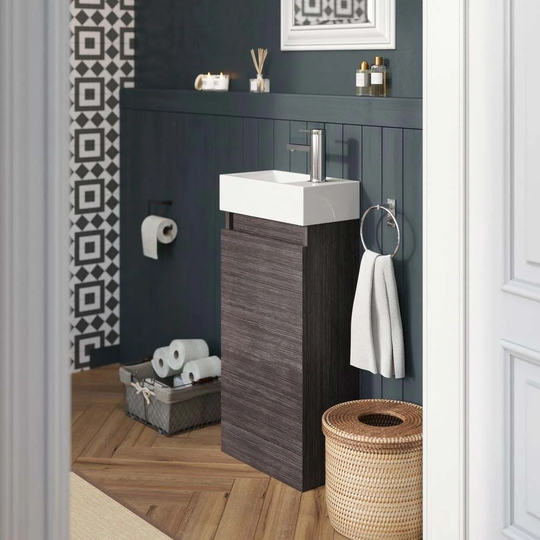 Kratos 390mm Free-standing Cloakroom Vanity