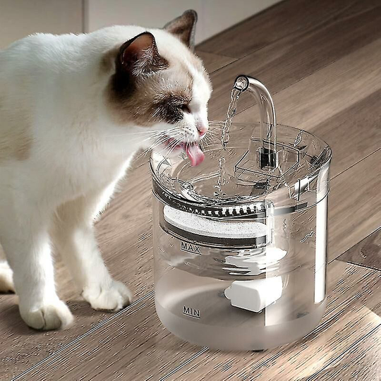 Flkwoh - Automatic Cat Drinking Fountain 2l Puppy Cat Drinking Fountain