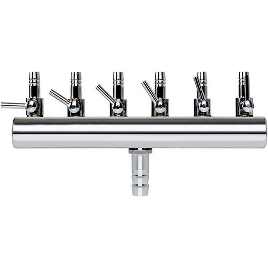 Aquarium Air Flow Splitter Fish Tank Air Control Valve Stainless Steel Aquarium Oxygen Distributor Fish Tank Air Pump Accessories