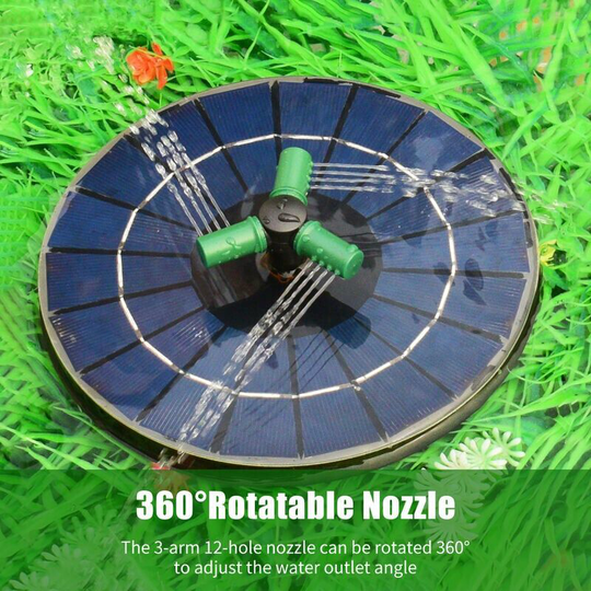 Echoo - 3.5W Solar Fountain Pump for Bird Bath Garden Small Pond