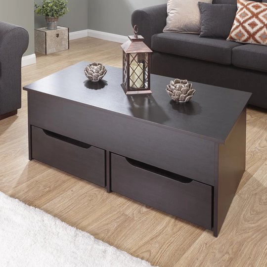 Alycia Lift Top Solid Coffee Table with Storage
