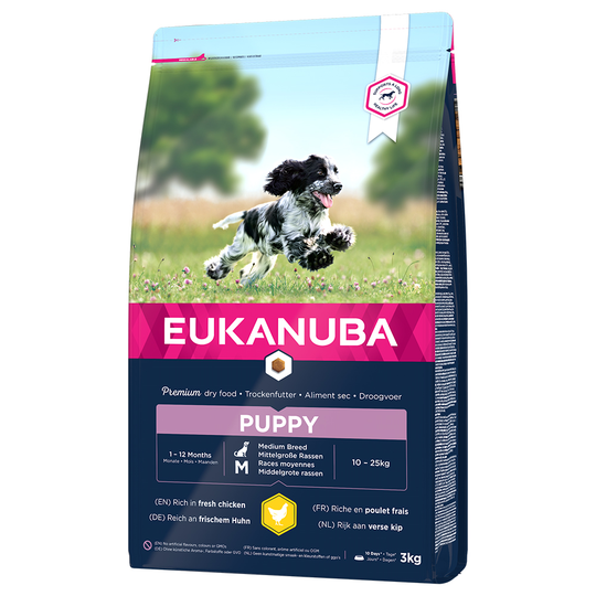 Eukanuba Puppy Medium Breed - Chicken - 3kg