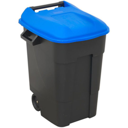 BM100B Refuse/Wheelie Bin 100L - Blue - Sealey