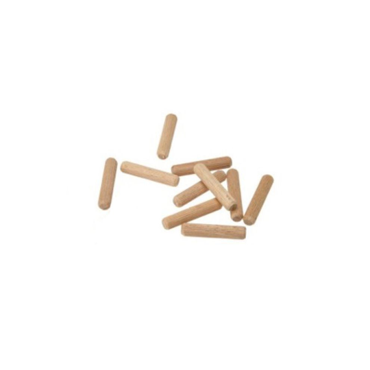 Pack of 10 Wooden Dowels 6mm x 30mm