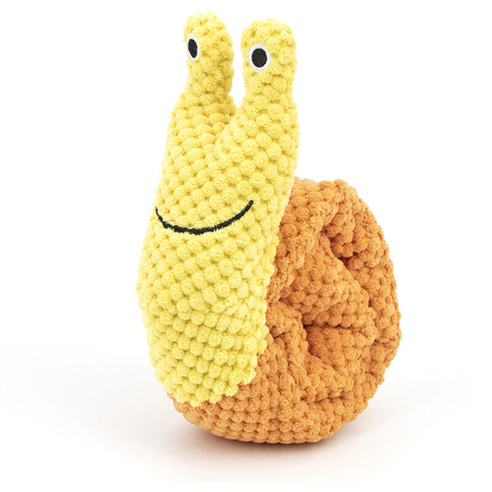 Dog Squeaky Plush Toy, Snail Squeaking Puppy Sniffing Training Toy, Puzzle Dog Hiding Treat Toys for Slow Feeding Chews Interactive and Exercise, Pet