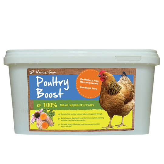 (1.5kg) Natures Grub Poultry Boost - Pelleted Herbal Tonic 1.5kg
