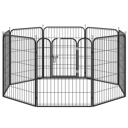 PawHut 0.79 x 1m Pet Playpen Metal Hutch Cage House Rabbit Guinea