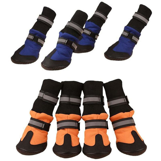 Naxunnn - Big Dog Waterproof Boot Boots for Large Dog Shoes - Blue xl