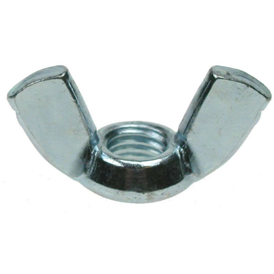 Owlett Jaton - Zinc Plated Wing Nut M12 - Pack of 6 - Silver
