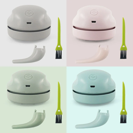 Usb Rechargeable Desktop Vacuum Cleaner with Vacuum Nozzle Cleaning Brush, Detachable Design and Portable Mini Desktop Vacuum Cleaner, Best Cleaner