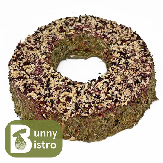 (x1) Bunny Bistro Natural Veggie Forage Rings - Guinea Pig, Rabbit