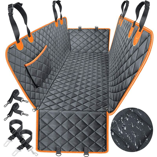 Bearsu - Dog Seat Cover Car Seat Cover for Pets 100% Waterproof Pet Seat Cover Hammock 600D Heavy Duty Scratch Proof Nonslip Durable Soft Pet Back