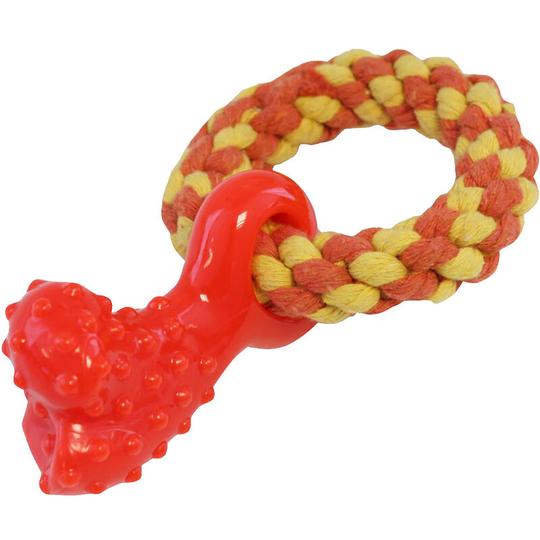 Happy Pet Products - Happy Pet Bone Ring Dog Toy (14 x 8.5 x 5cm) (May Vary) - May Vary