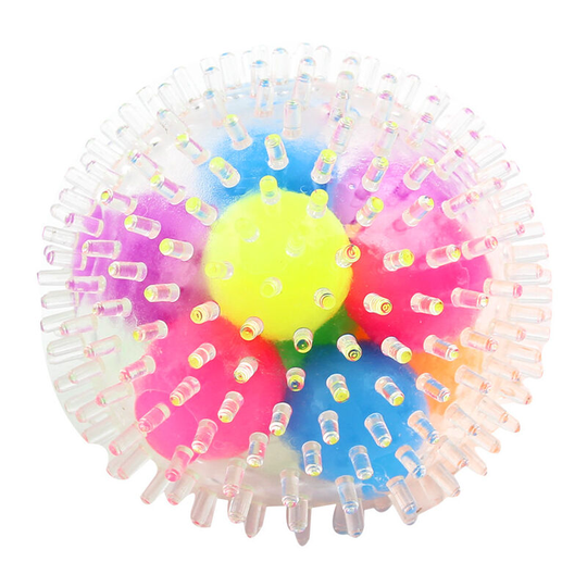 10 * Color Changing Soft Foam Tpr Squeeze Balls Toys for Kids Glitch Ball In Ball