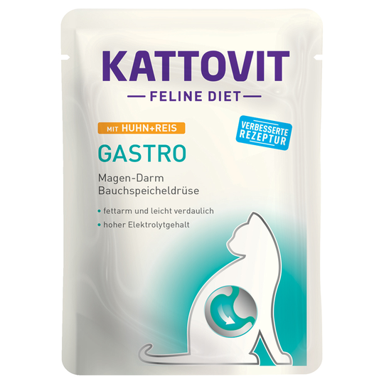 Kattovit Gastro Pouches 24 x 85g - Chicken & Rice