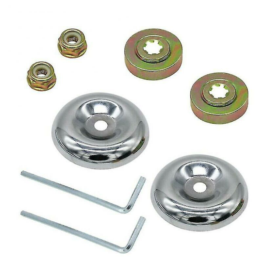 8pcs Lawn Mower Blade Adapter Kit Lawn Mower Blade For Gardening Machine