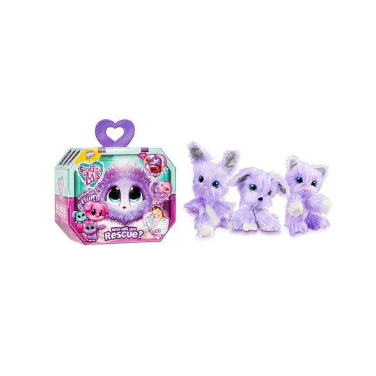 (purple) Little Live Scruff-A-Luvs Plush Mystery Rescue Pet