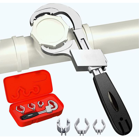 Naxunnn - Universal Adjustable Double Ended Wrench, Multifunctional Adjustable Bathroom Wrench
