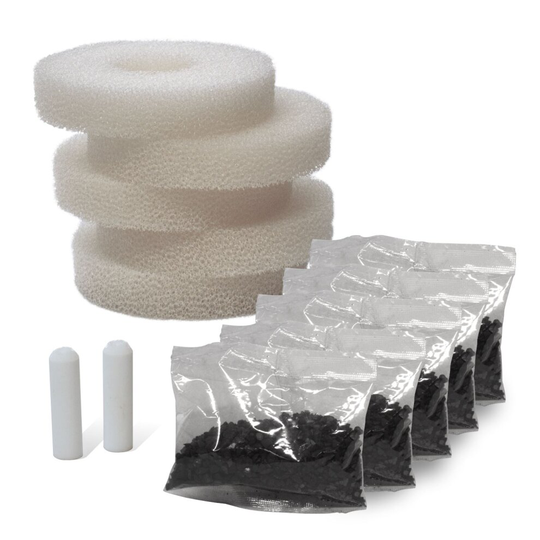 (5 pack Refill Kit) Compatible biOrb Filter Service Refill Kit Airstones/Media