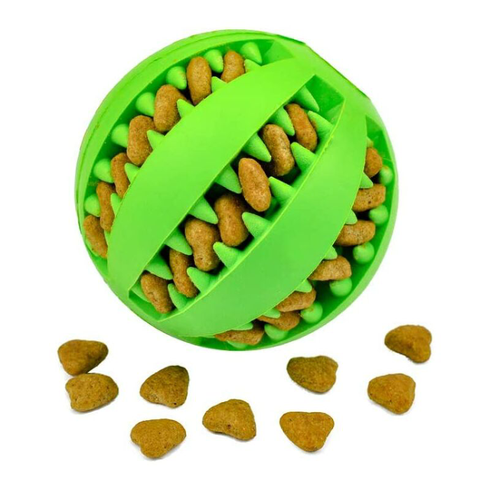 Ball dog toy, dog game, smart toy for dog, big toy for dog, chew toy, dog games (green)