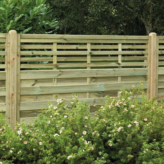 Europa Kyoto 6' x 5' (1.8m x 1.5m) Horizontal Weave Fence Panel