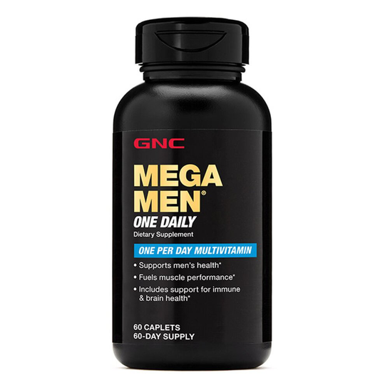 GNC Mega Men One Daily Multivitamin, 60 Caplets