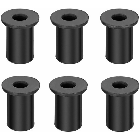 Lifcausal - 6pcs M5 Kayak Rubber Well Nuts Fastener Wellnuts Kayak Accessories